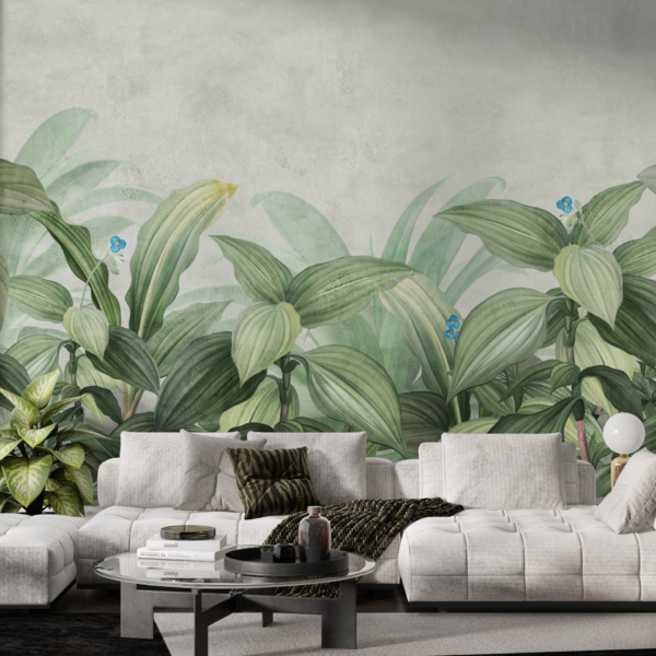 Nástěnná malba Exotická tráva