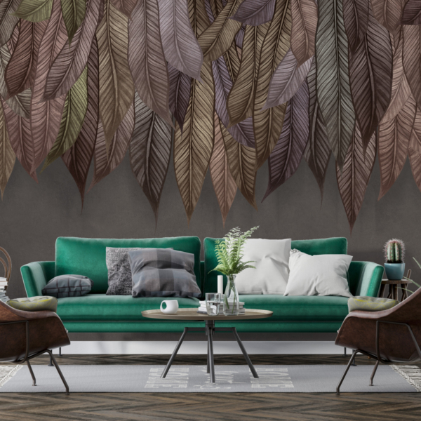 Nástěnná malba Exotické visící listy