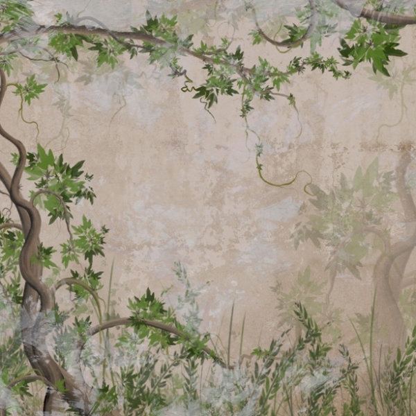 Nástěnná malba Exotické liány