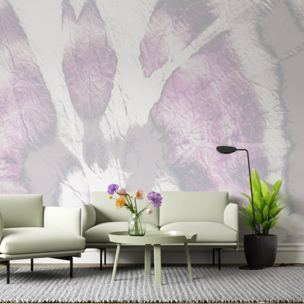 Nástěnná fialová abstrakce