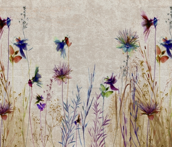 Nástěnná malba Purple Meadow