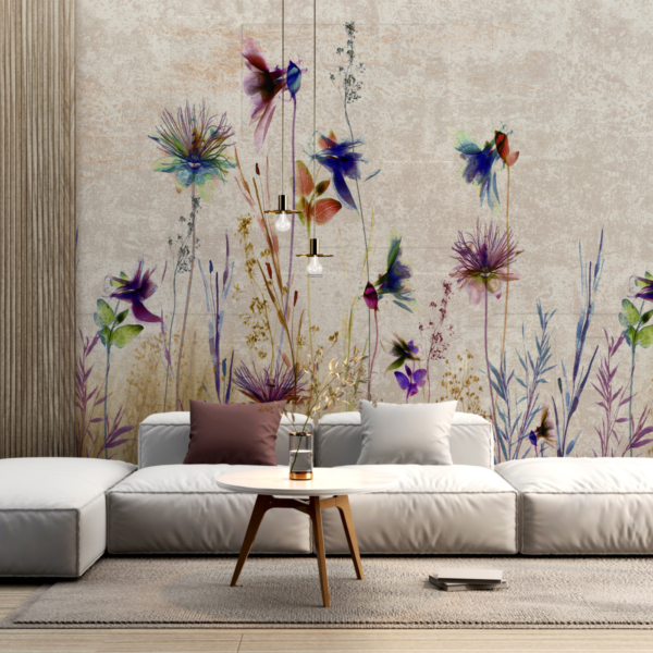 Nástěnná malba Purple Meadow