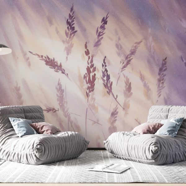 Freska Fialová tráva Vibrace