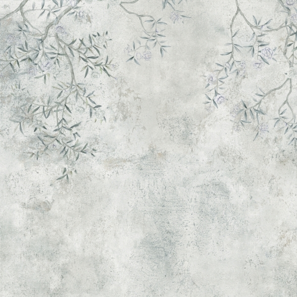 Nástěnná malba Větvičky na zdi