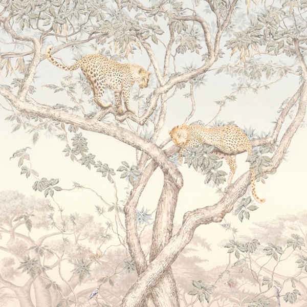 Nástěnná malba Gepardi ve stromech