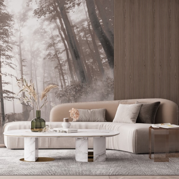 Tapety Hustá lesní mlha