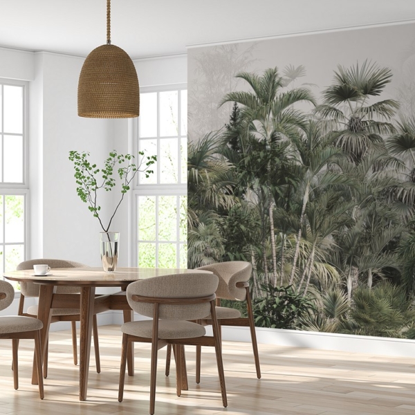 Fotomurální husté tropické rostliny