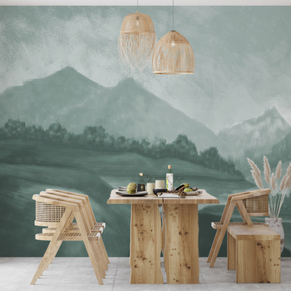 Nástěnná malba Horská krajina