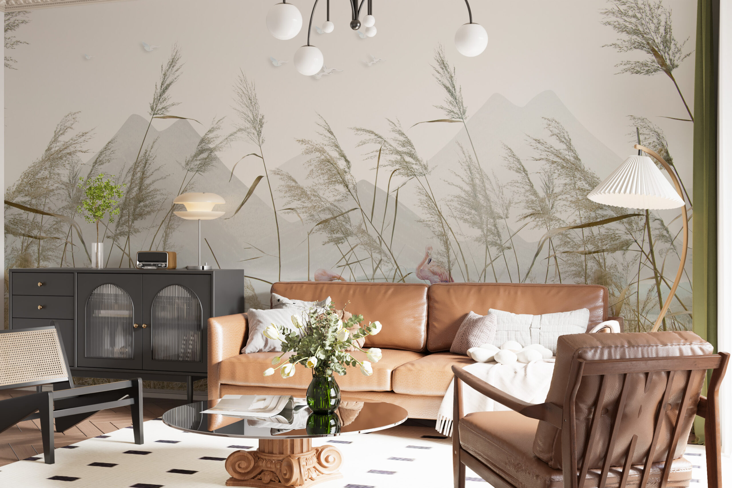 Nástěnná malba Mountain Lake