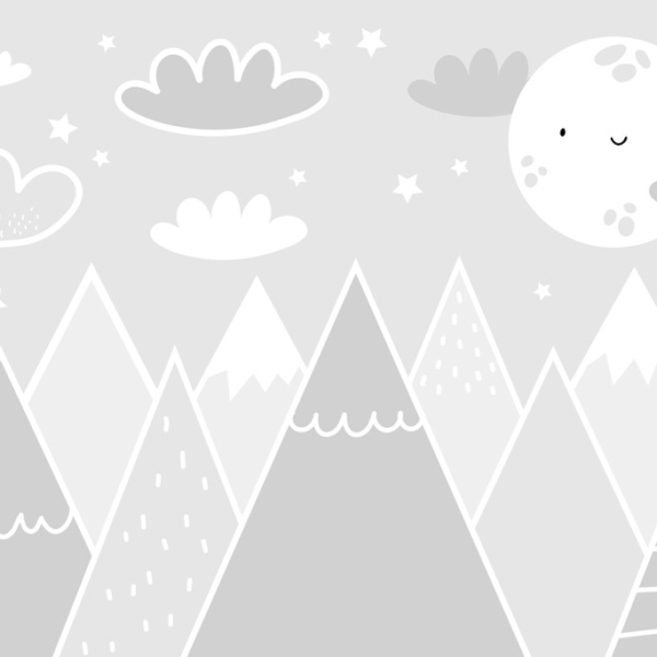 Fototapeta Hory na slunci pro děti