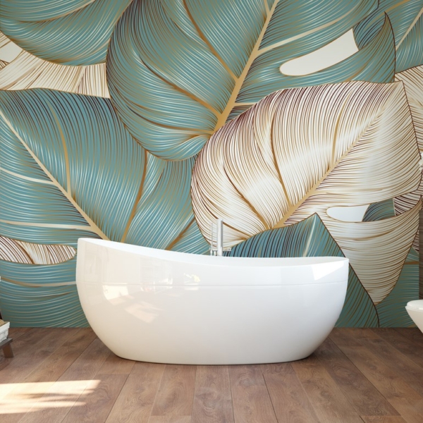 Nástěnná grafika exotických listů