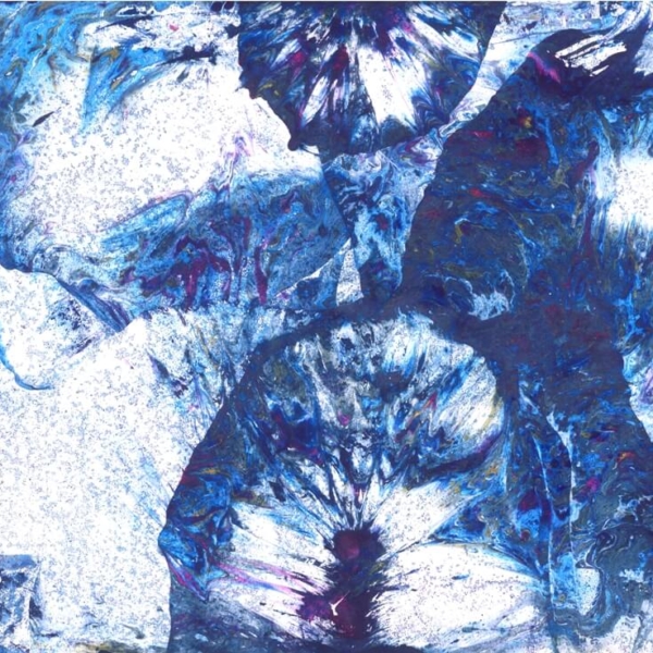 Nástěnná malba Námořnictvo modré vlny