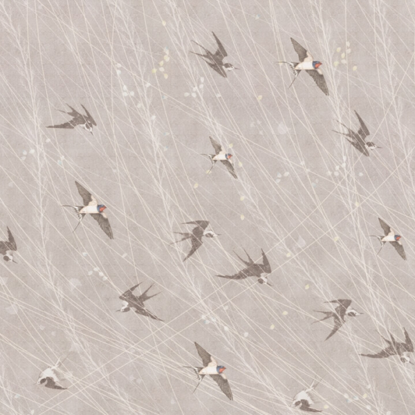 Nástěnná malba vlaštovek v letu