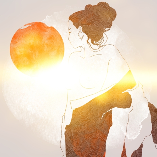 Fototapeta Žena na slunci