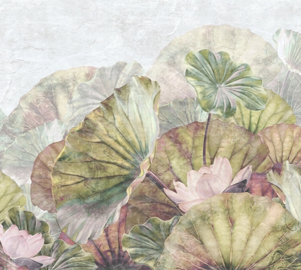 Nástěnná malba Barva tropických listů