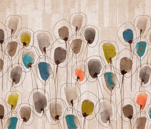 Fotomalba Barevné květiny na louce