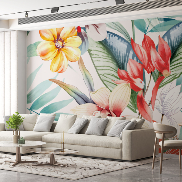 Barevné květiny tapety