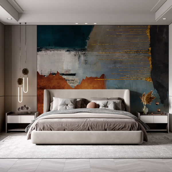 Nástěnná malba Barevné pruhy