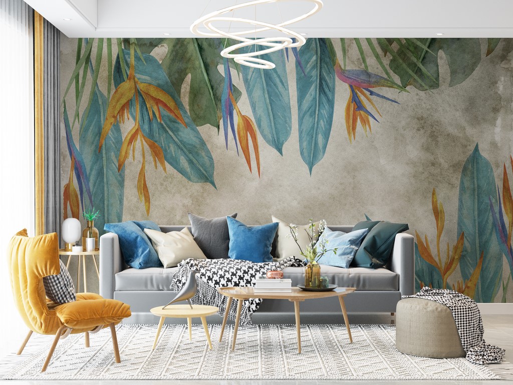 Fototapeta Barvy květiny Strelitzia