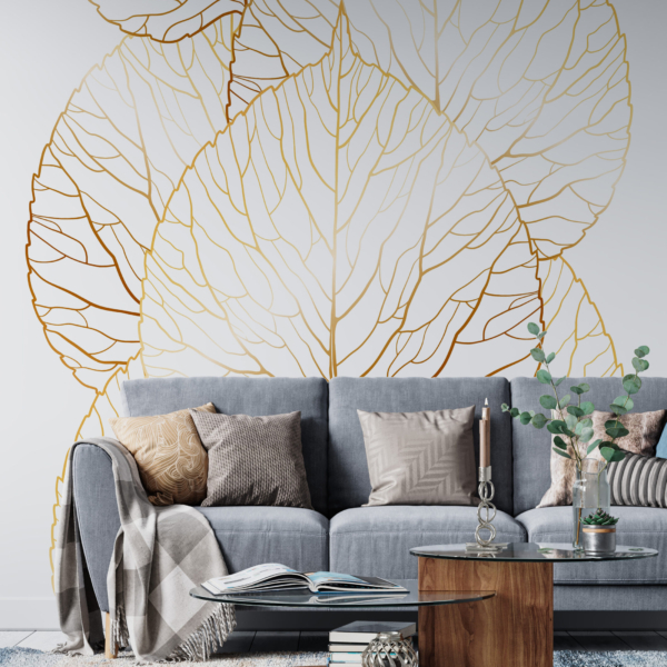 Fototapeta Obrys plátkového zlata