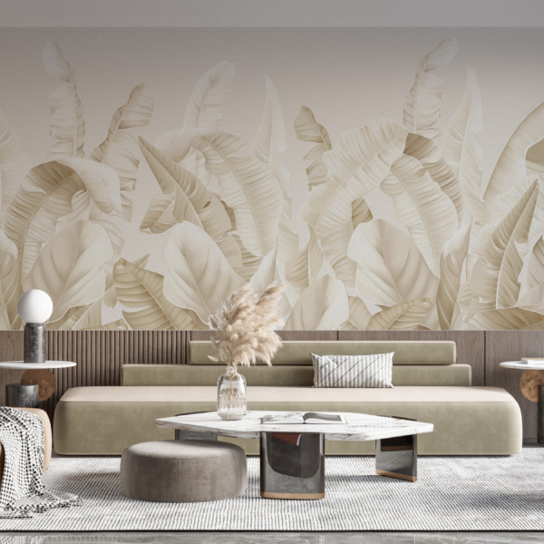 Tapety Cream Leaf Forest