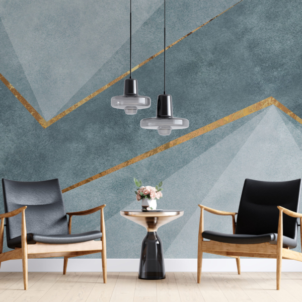 Zakřivené linie na zdi