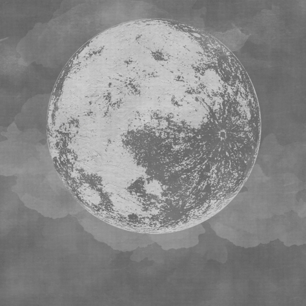 Nástěnná malba Měsíce v úplňku