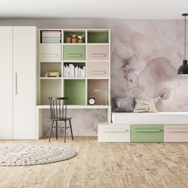 Nástěnná malba květinové louky