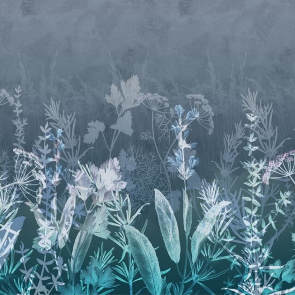 Nástěnná malba Louka ve 3D