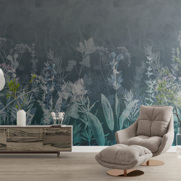 Nástěnná malba Louka ve 3D