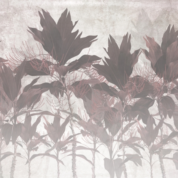 Nástěnná malba Ohnivý les