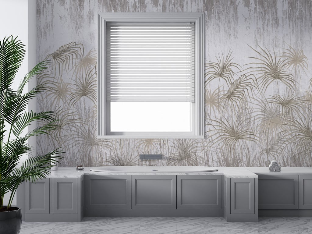 Nástěnná malba Deštný prales z palmových listů