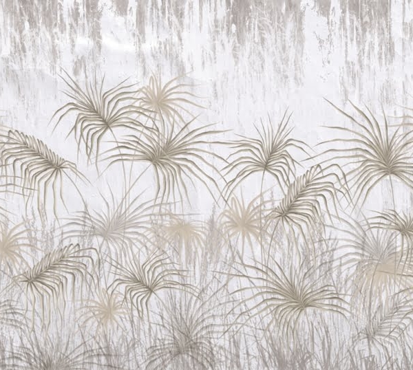 Nástěnná malba Deštný prales z palmových listů