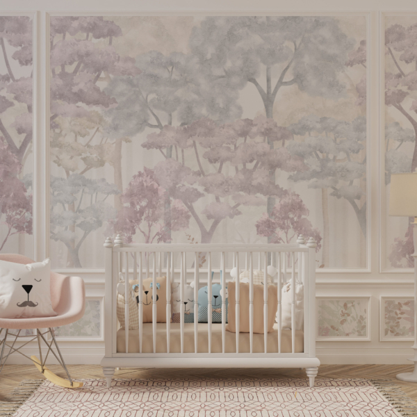 Fototapeta Les v pastelových barvách