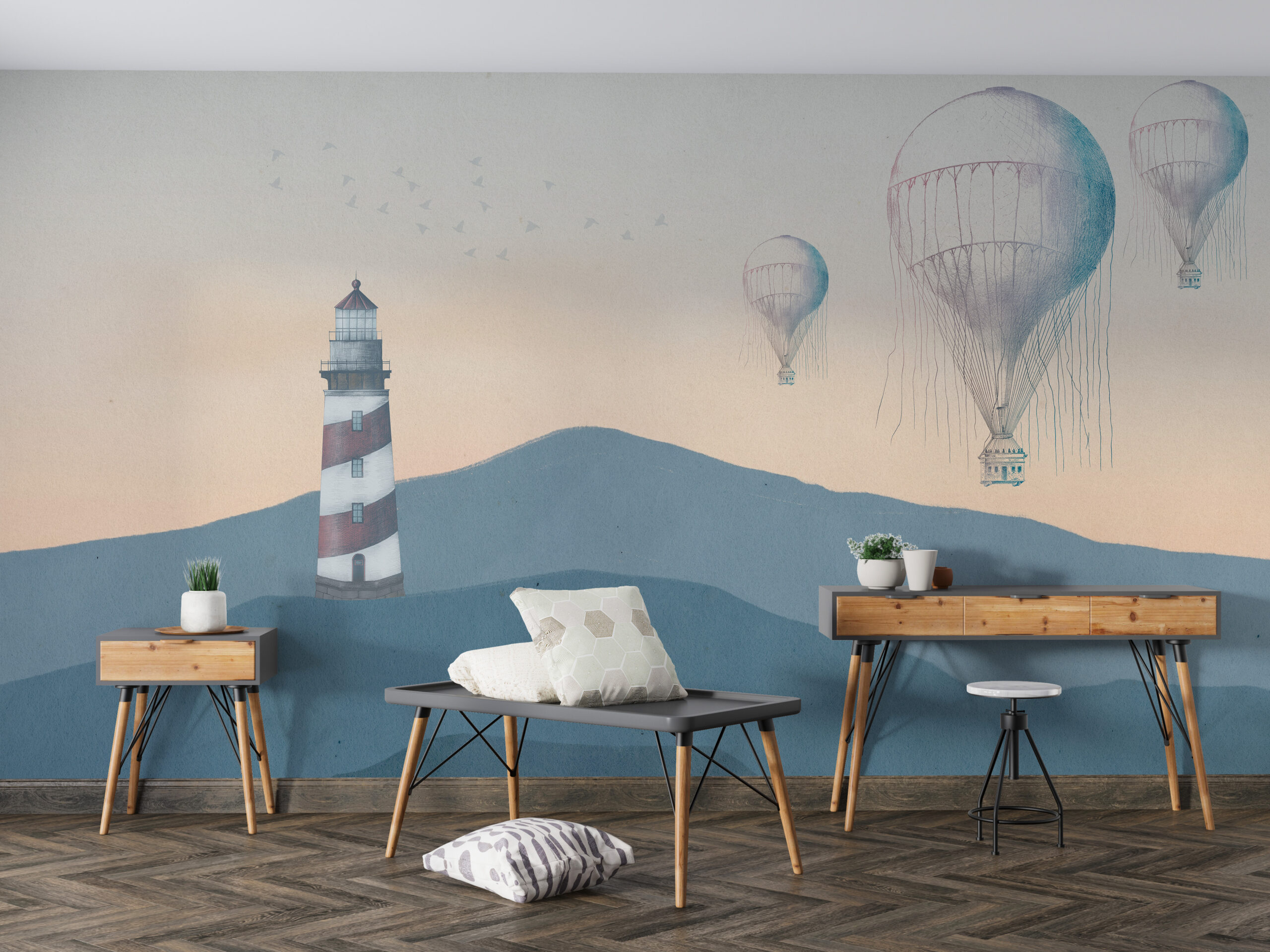 Nástěnná malba majáku