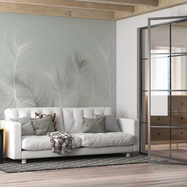 Nástěnná malba Lehkost peří