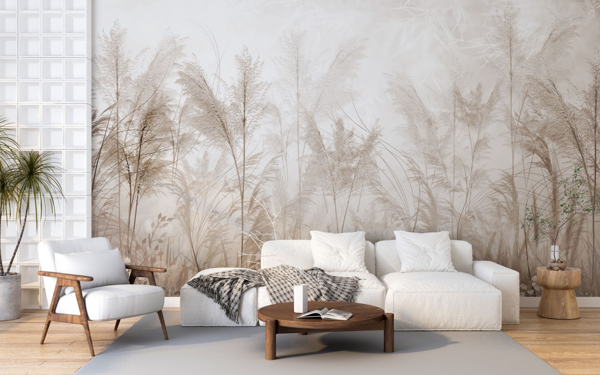 Nástěnná malba Forest Wind