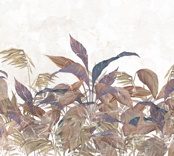 Fototapeta – Listy na světlém pozadí