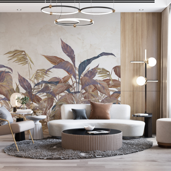 Fototapeta – Listy na světlém pozadí