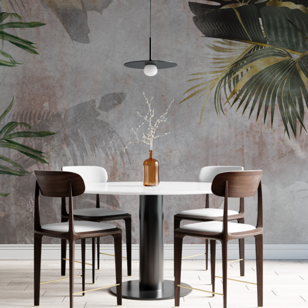 Nástěnná malba Zelené listy