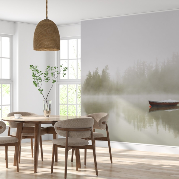 Fototapeta Loď na jezeře