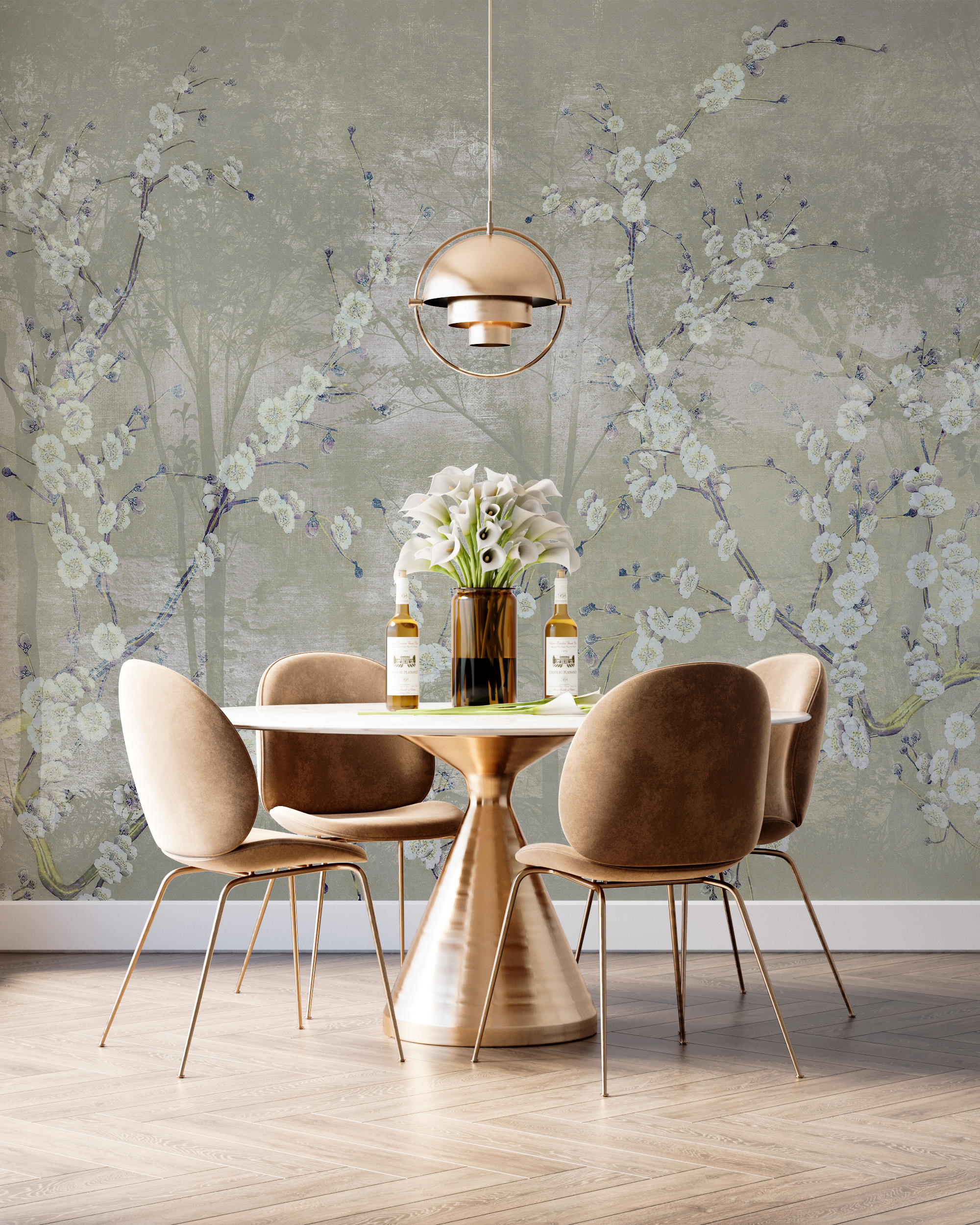 Tapety Malé bílé květiny