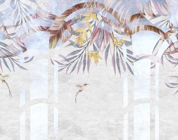 Fototapeta Malí ptáci ve 3D