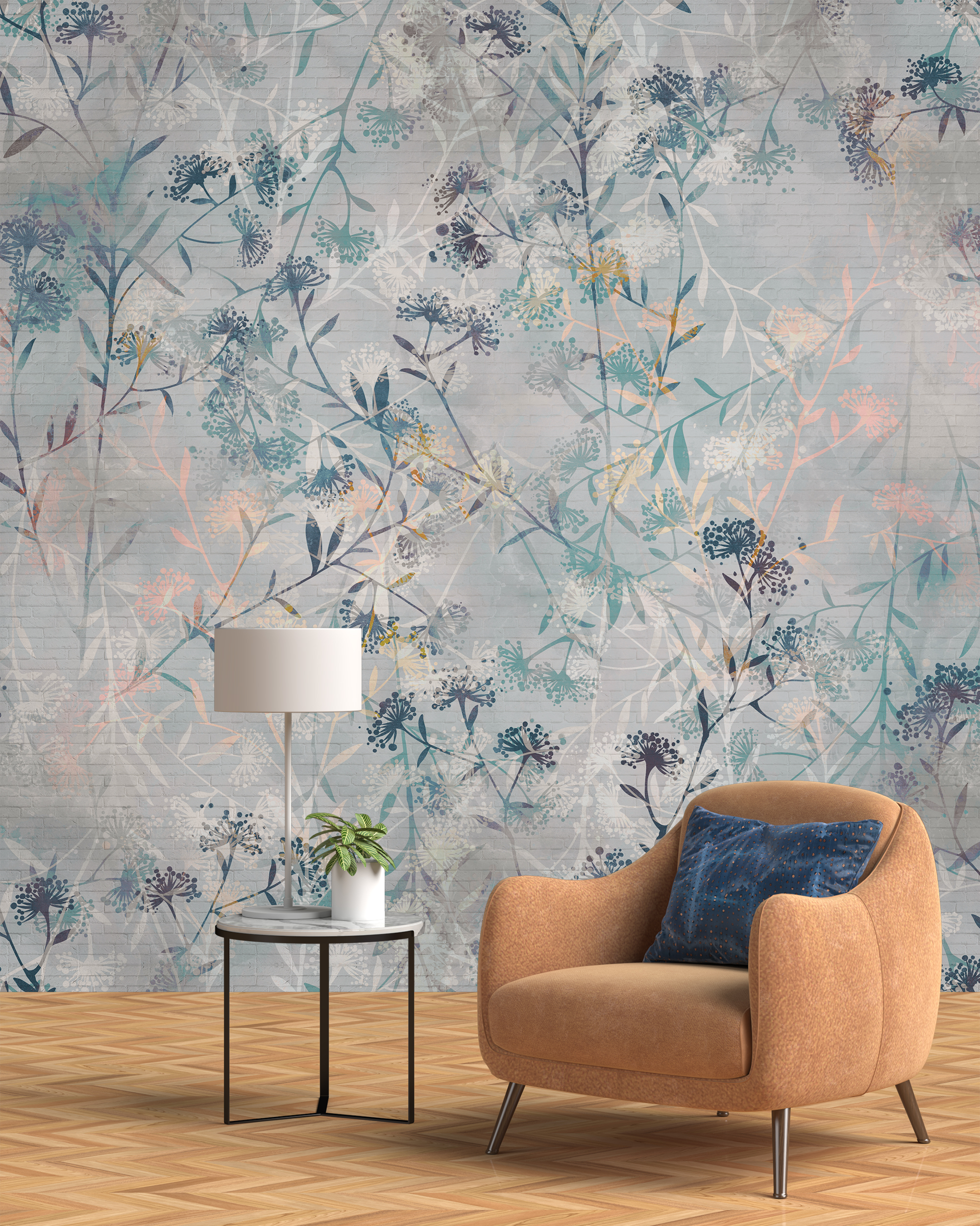 Nástěnná malba Malé rostliny