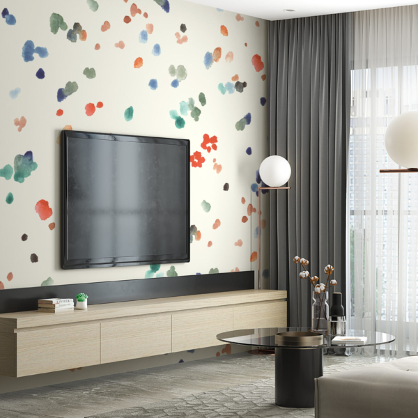 Nástěnná malba Painted Dots