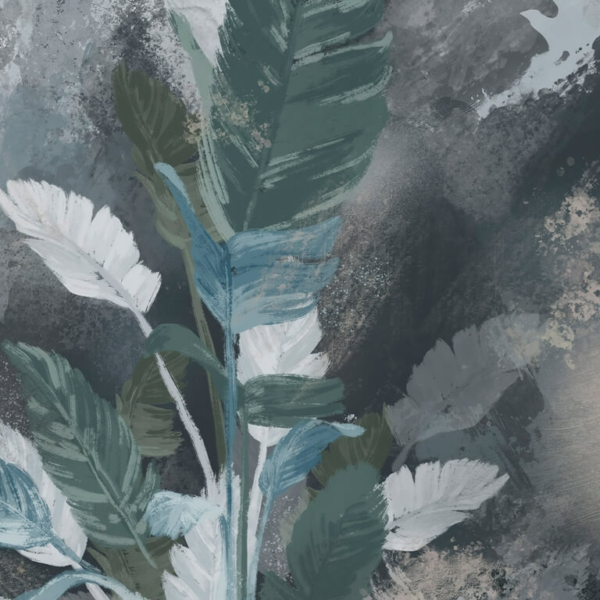 Nástěnná malba malovaných listů