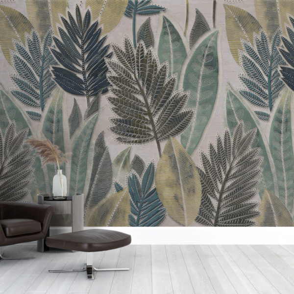 Nástěnná malba malovaných listů