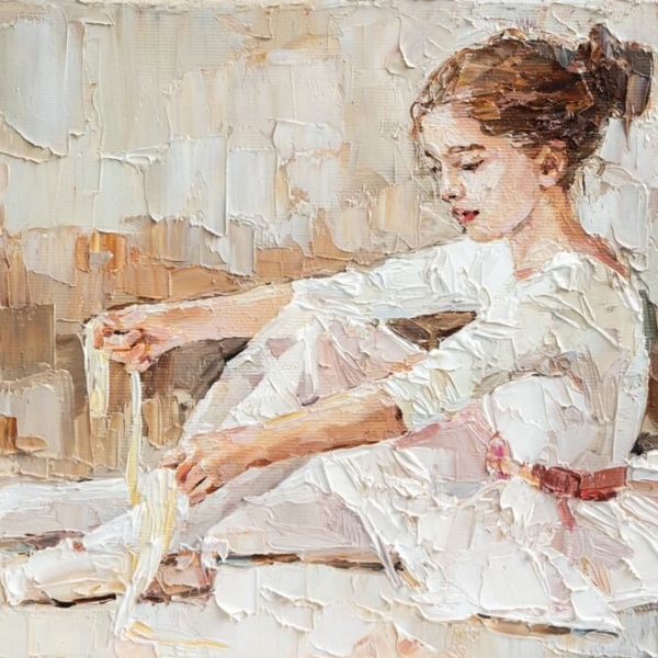 Nástěnná malba Mladá baletka