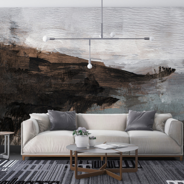 Nástěnná mlha v údolí