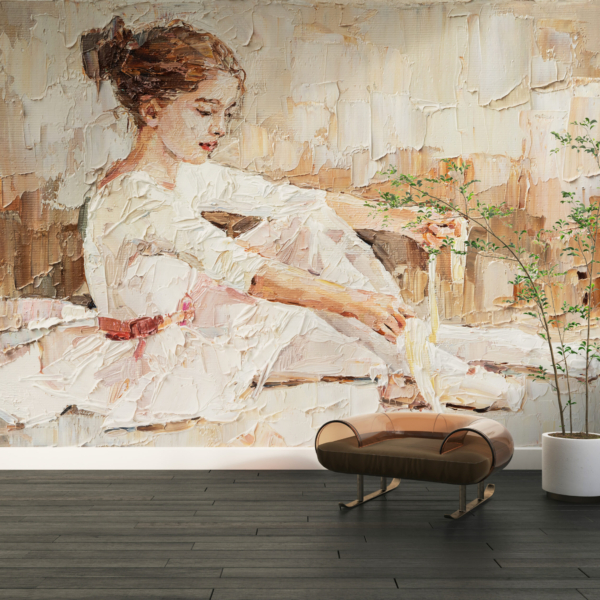 Nástěnná malba Mladá baletka